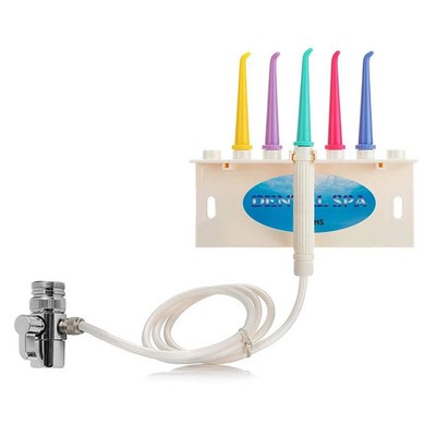 Water Flosser for Family Use 5 Color Jet Tips for Faucet & Shower, Oral Irrigato