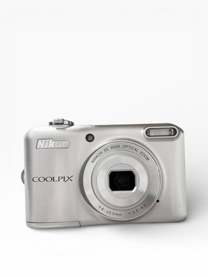 Nikon COOLPIX L28 Silver Compact Digital Camera Tested Working