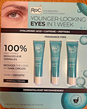 New Roc Multi Correxion Hydrate + Plump Eye Cream 0.6 fl oz 3 PACK