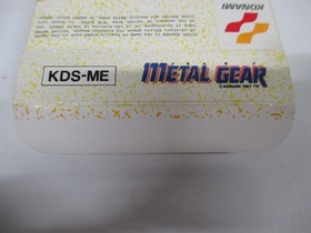 NES -- METAL GEAR -- Box. Famicom. action.  JAPAN Game.  10574