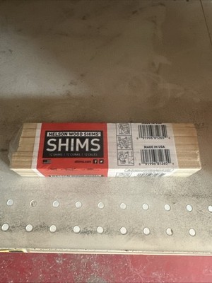 - DIY Bundle Wood Shims 8-Inch Shims, High Performance Natural Wood, 100% Kil...
