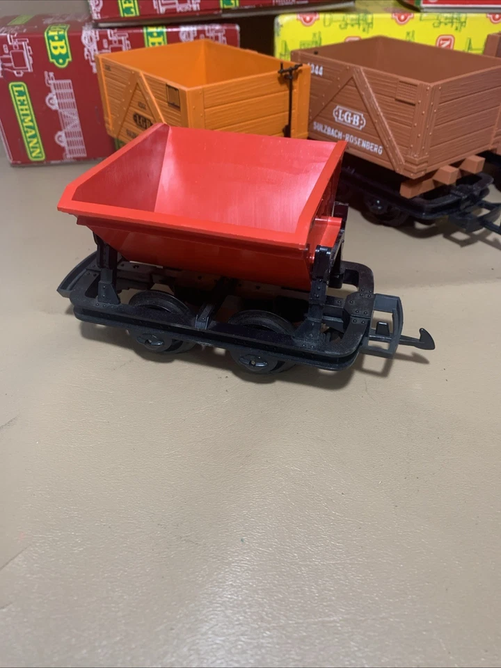 Lot of 5 LGB Short Work Cars 4043 4044 4045 With Original Boxes - Image 2 of 4