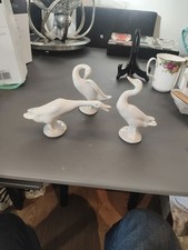 3x Lladro Duck Geese Bird Figurines Figures 4551