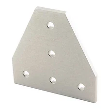 80/20 4340 Tee Joining Plate,5 Hole,For 15S