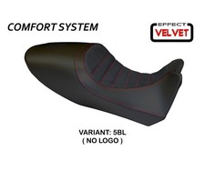 Rivestimento sella Arezzo Velvet Comfort Sys Nero BL TPZ DUCATI DIAVEL 2011 2013