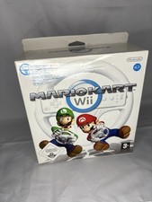 Nintendo Wii Mario Kart Wii Big Box Edition W/ Game & Official Wheel. New Sealed