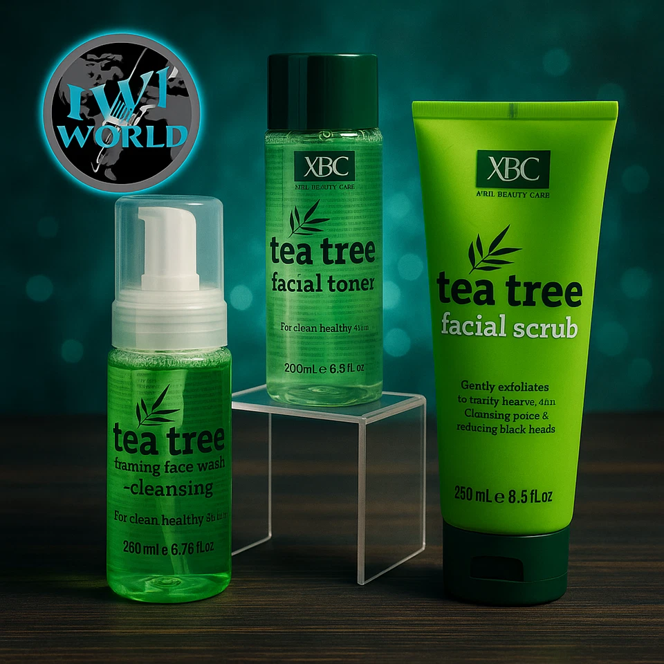 XBC Tea Tree Foaming Face Wash, Scrub , Toner