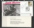 GB FDC 1997 Enid Blyton 20p, Beaconsfield cancel, signed by James Roose-Evans, a