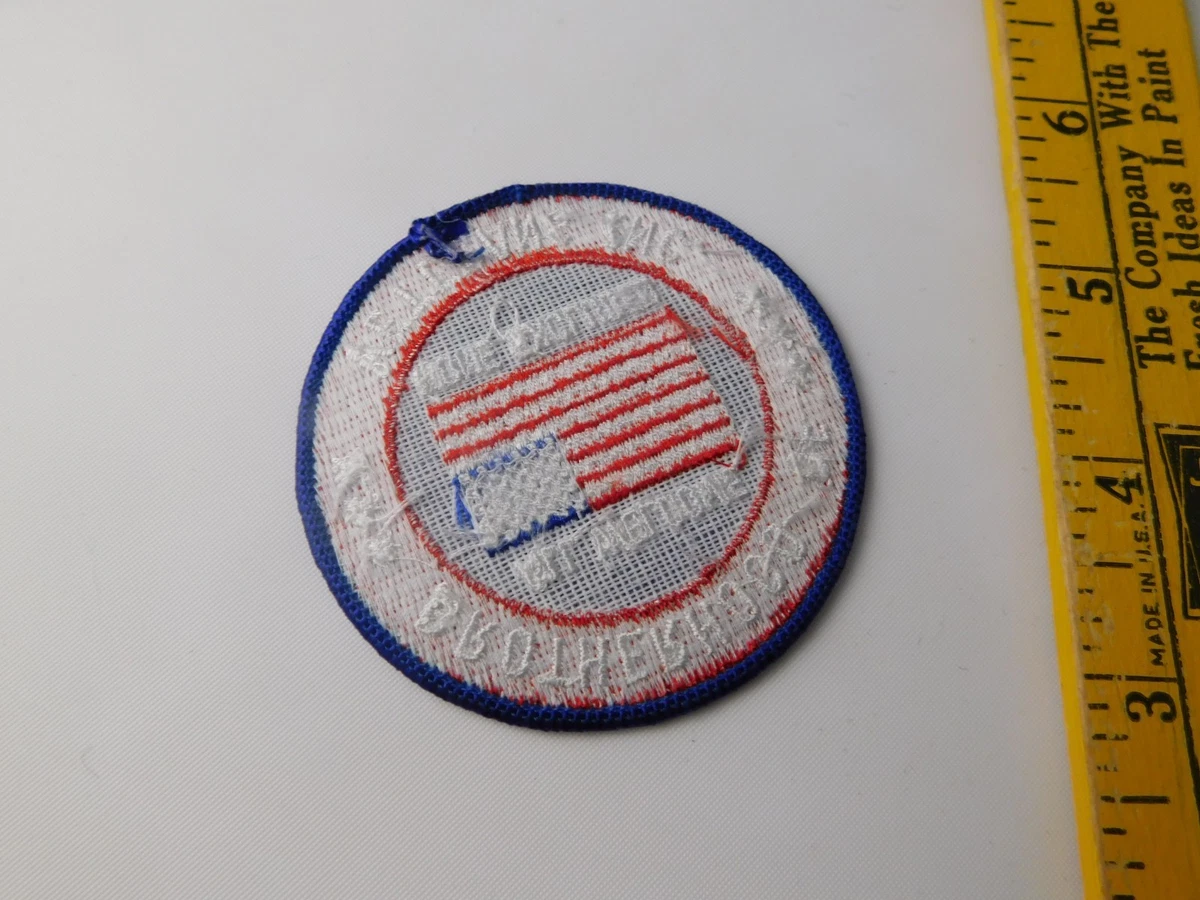 BROTHERHOOD OF  VETERANSALL WELCOME NONE EXCLUDED PATCH USA FLAG SOLDIER