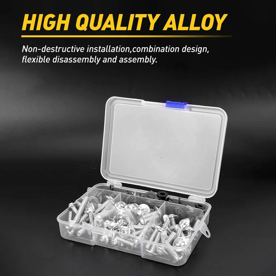 Kit de carenado de 177 piezas juego de tornillos para cuerpo de pernos para Yamaha YZF R1 R6 R6S YZF600R FZ6/R Foto 4 de 4