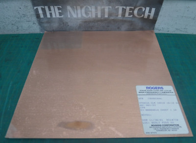 Rogers 6010.2 High Frequency Copper Laminate 10x10'' 0.0225 Sheet microwave board