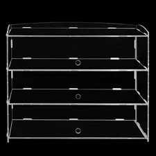 Display Case Shelf Acrylic Freestanding 3Tier For Home Store Display Collectible