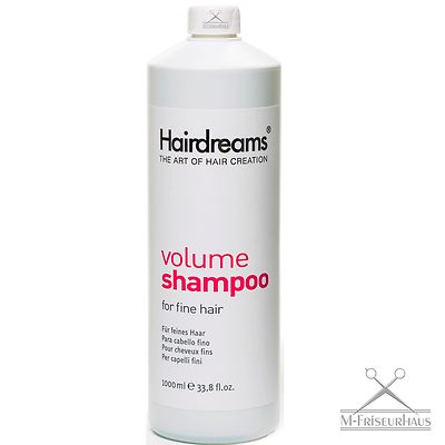 HAIRDREAMS Volume Shampoo 1000ml + für alle Haare Haarverlängerung Extension