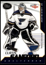 2002-03 PACIFIC CALDER SILVER Curtis Sanford Rookie /299 St. Louis Blues #141
