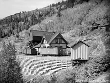 Narrow Gauge Railroad Station, Ophir, Colorado - 1940 - Vintage Photo Print