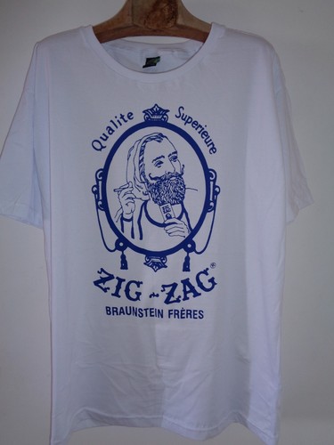 Camiseta Zig Zag Rolling Papers - 4:20 - 100% Algodón - Todas las Tallas - Imagen 6 de 11