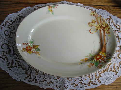Vintage Royal Staffordshire Honigglasur Platte ~ 8 3/4" x 11 1/4" ~