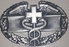 US Army COMBAT MEDICAL PIN DRESS BADGE INSIGNIA VINTAGE ORIG MILITARY NOS NEW