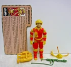 Blowtorch G.I. Joe Hasbro VTG 1984 4" Figure W/ Card 122923AST-E4