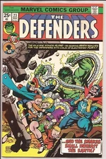 Defenders #23 VF 8.0 Off-White Pages (1972 1st Series)