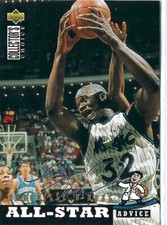 1994-95 Upper Deck Collector's Choice Silver Signature Shaquille O'Neal - Magic