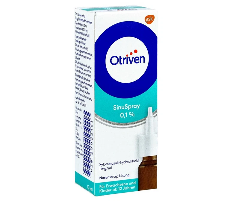GLAXOSMITHKLINE GMBH 10x OTRIVEN 0,1% Sinuspray, 10ml, PZN 09922155