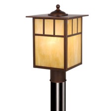 Vaxcel Mission 1 Light Outdoor Post, Bronze/H...