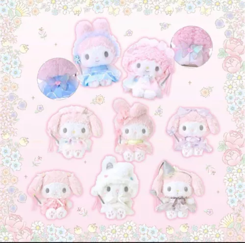 SANRIO My Melody Plush Doll 50th Anniversary Complete set of 8 New Japan 2025 - Picture 2 of 3