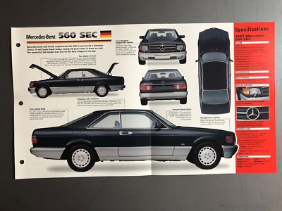 1985 - 1991 Mercedes-Benz 560 SEC Coupe IMP 