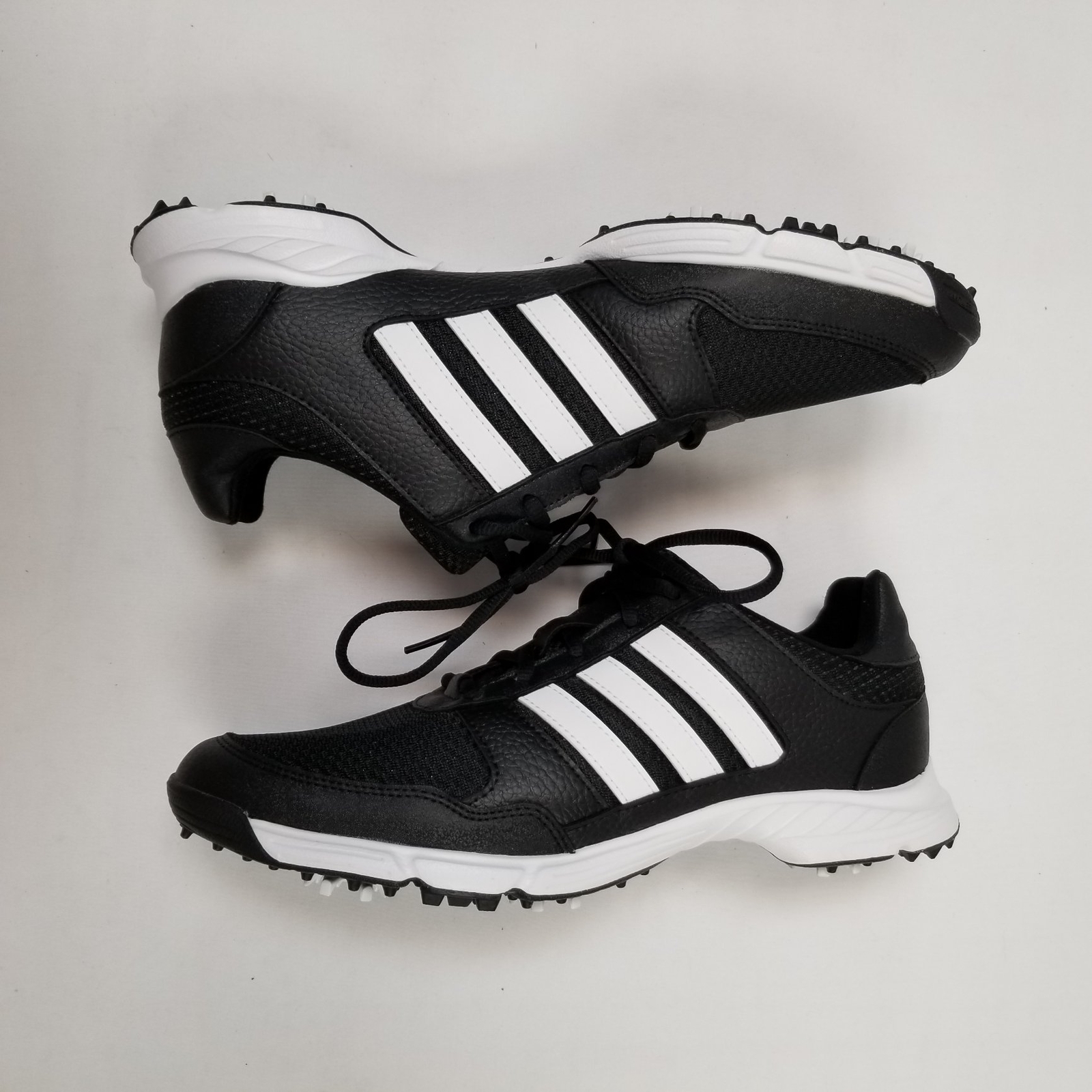 NEW Adidas Tech Response 2.0 Golf Shoes F33550 Black/White Synthetic