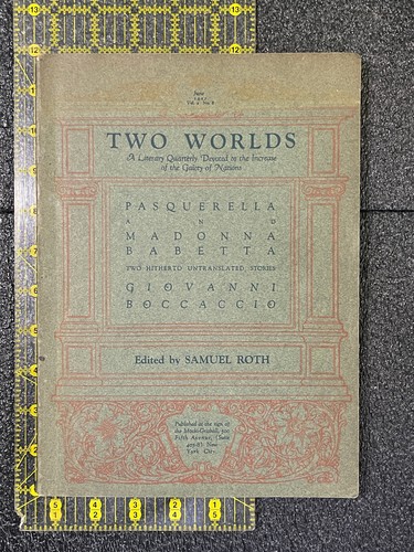 BOCCACCIO TWO WORLDS 1927 V3N8 VNTG Periodical Aubrey Beardsley illustrated wOw! - Picture 22 of 24