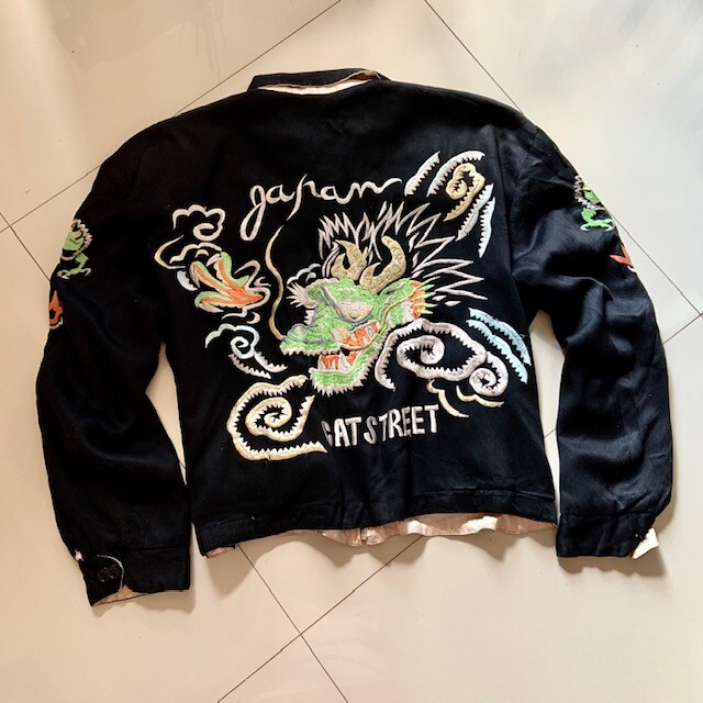 ジャケット・アウター Vintage Cream Soda Reversible Sukajan Vintage CREAM SODA 