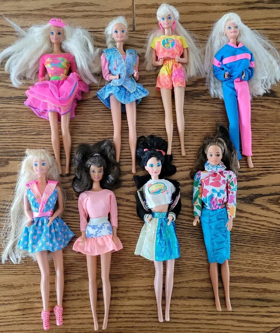 Anstændig berømt præambel VINTAGE LOT 8 BARBIE DOLLS W/CLOTHES~1980&#039;s~INCLUDES WEEKEND FLORAL  #1529~MATTEL | eBay