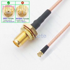 UFL U.FL Original to SMA female bulkhead waterproof jack RG178 Pigtail Cable IPX