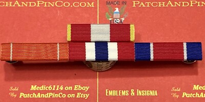 Chicago Fire Dept Award 4 Ribbon Bar Rack CFD Firefighter Pin Like ...