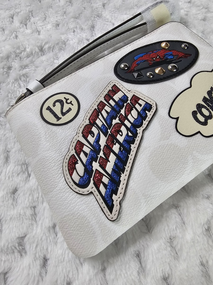 Authentic Coach Coach Captain America Wallet NWOT COACH X MARVEL