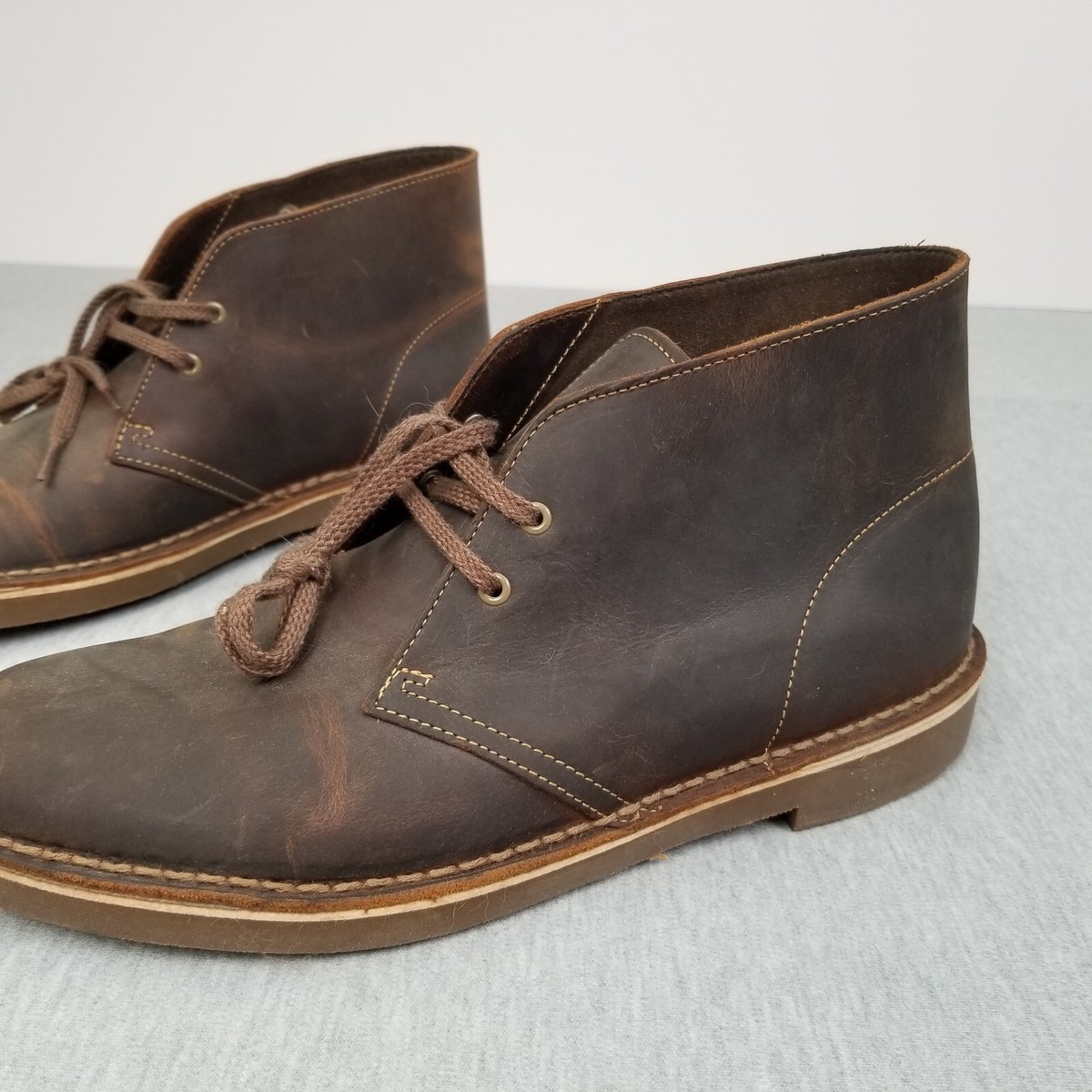 Clarks Men\'s Brown Leather Chukka Boots with Elastic Side Panels The 9 Best Men main image 4