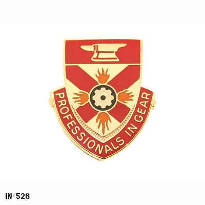 #ad #ad US Army DUI 143rd Ordnance Battalion Professional In Gear Pin Vanguard NEW $8.85