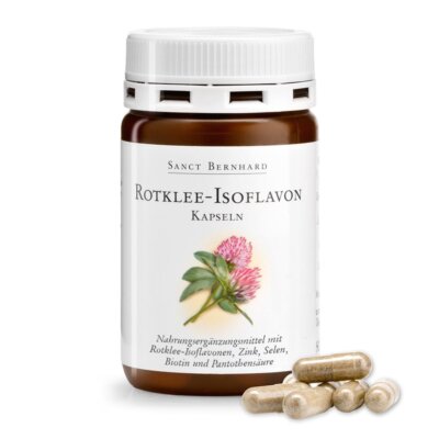 Rotklee-Isoflavon-Kapseln | Hormonhaushalt Wechseljahre | 90 Stück | 348,21 /kg