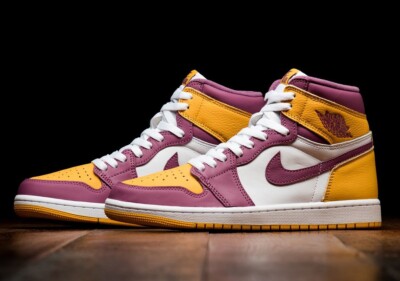 NIKE AIR JORDAN 1 HIGH Brotherhood Bordeaux Omega Sci Phi (SIZE US 11.5, 12 \u002613) | eBay