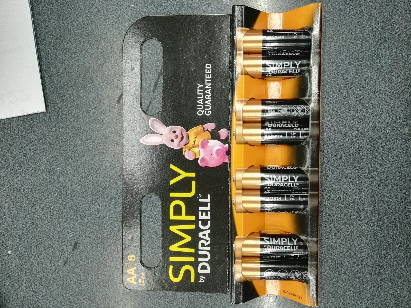 Sex Toys BATTERIA BATTERIE AA STILO LR6 DURACELL 8 PEZZI SIMPLY  GIOCATTOLI