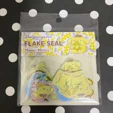 DAISO SANRIO Pompompurin  sticker  10Designs  40Pieces Japan limited Kawaii