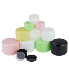 Plastic Travel Cosmetic Jar Makeup Container Face Cream Sample Pot Gel Mask Box