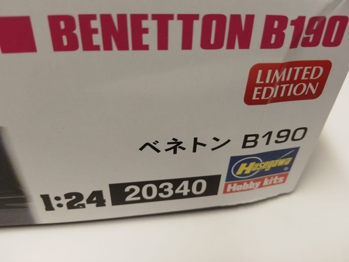 Hasegawa Kit F1 Benetton B190 Nelson Piquet Alessandro Nannini 1990 1/24 20340 - Imagen 2 de 2