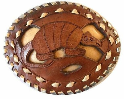 armadillo belt buckle