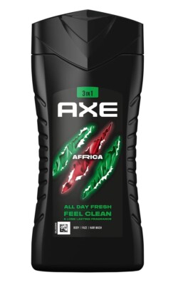 19,97 /L - 6er Pack Axe Duschgel - Africa - 3in1 - 12h - 250ml