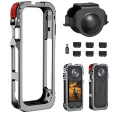 For Insta 360 X5 Case Aluminum Metal Frame Cage, For insta360 x5 accessories