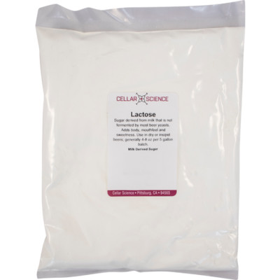 Lactose 5 LB ~ Milk Sugar ~ Non Fermentable Sweetener - Homebrew Beer Wine Cider