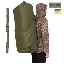 Army duffel bag 65 l with strap Olive Oxford 600 D PVC MELGO (duffel bag)