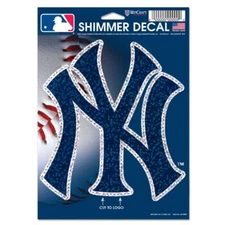 Wincraft New York Yankees Shimmer Decals 5" x 7"